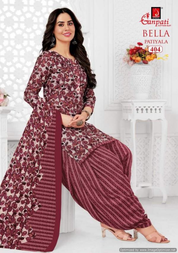 Ganpati Bella Patiyala Vol 4 Cotton Printed Dress Material